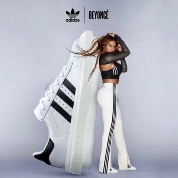 Adidas x Beyoncé Ivy Park Superstar XLG Platform Sneakers Women’s 9 Rare Collab - Picture 15 of 15